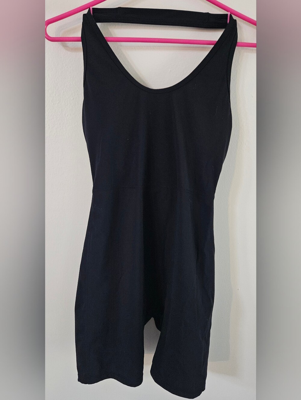 Black Yoga Jumpsuit Sleek Athletic Style. Pilates, Gym, Active Lifestyle